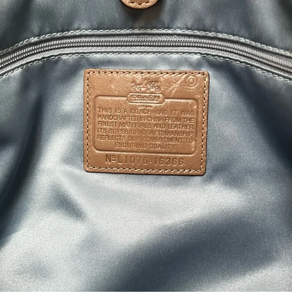 Coach Gold Dotted Madison Handbag (Authentic) - Picture 6 of 7